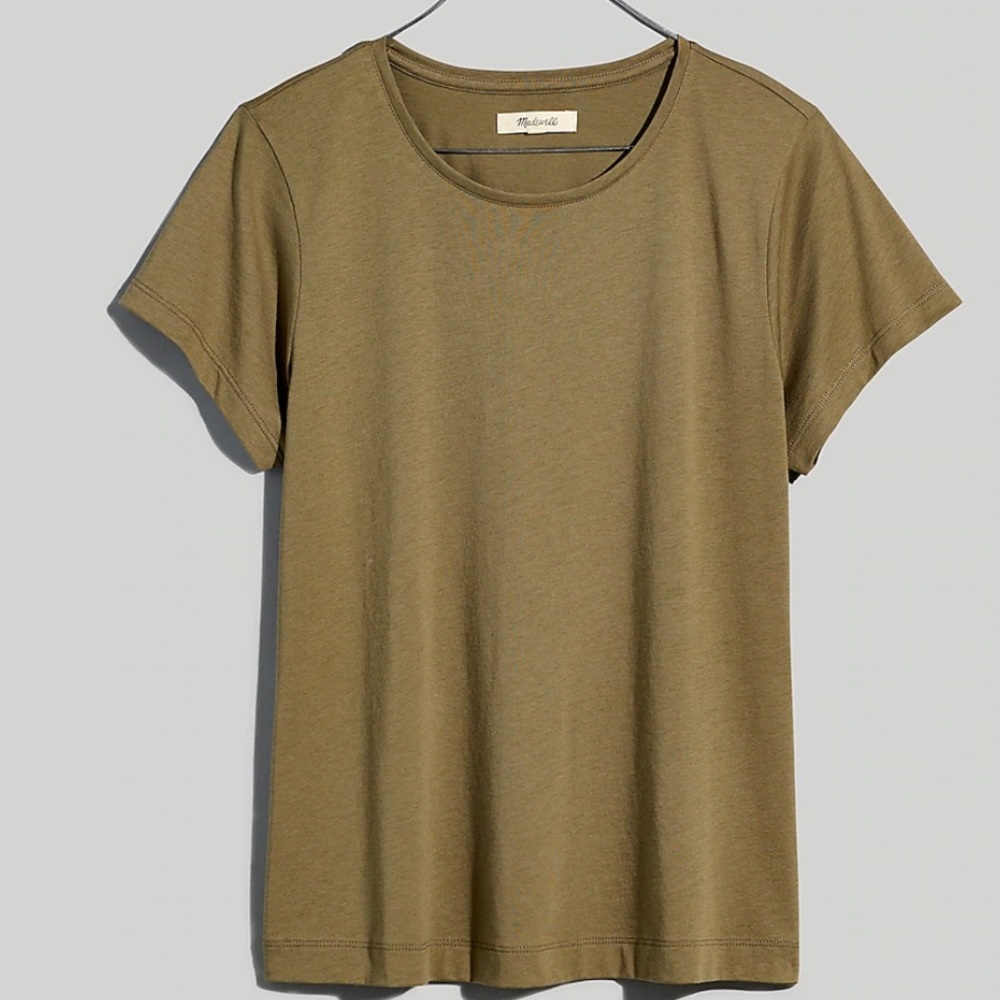 ▪️ Madewell Drapey crewneck tee